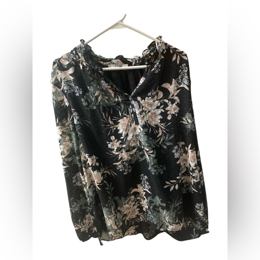 Daniel Rainn Long-Sleeve Blouse EUC